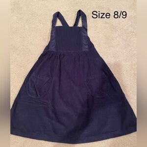 Chic Mabo Navy Pinafore Dress & Organic cotton tee